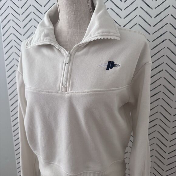 Prince Pickleball Women's French Terry 1/4 Zip Pullover Sweatshirt Size Medium - Picture 2 of 7
